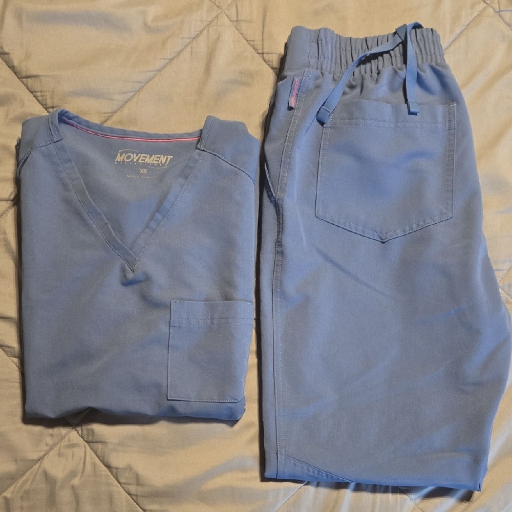 Uniform Advantage Blue Scrub Set